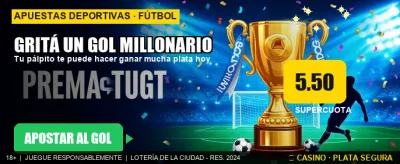 ¡Ganá el Gol Millonario hoy! banner